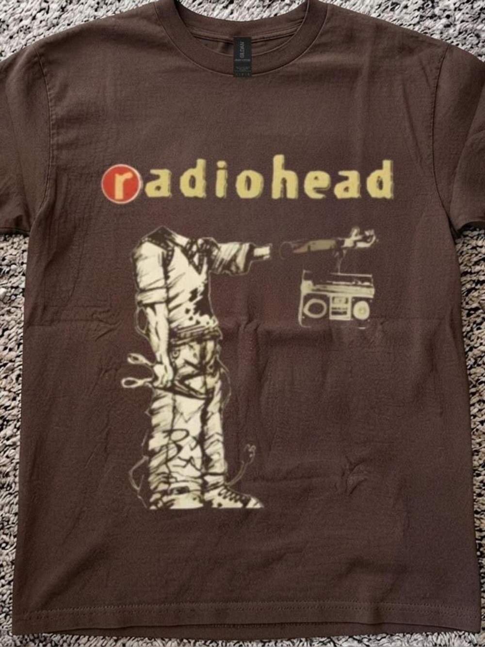 Kids' Brown Graphic T-Shirt